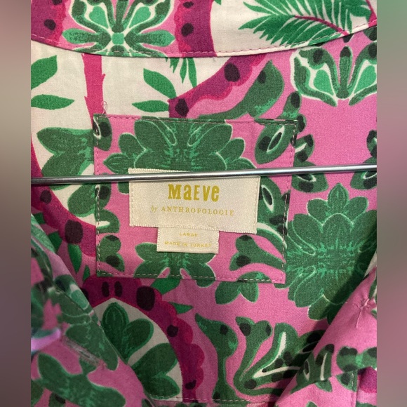 The Bettina Tiered Shirtdress by Maeve for Anthropologie - Picture 2 of 2